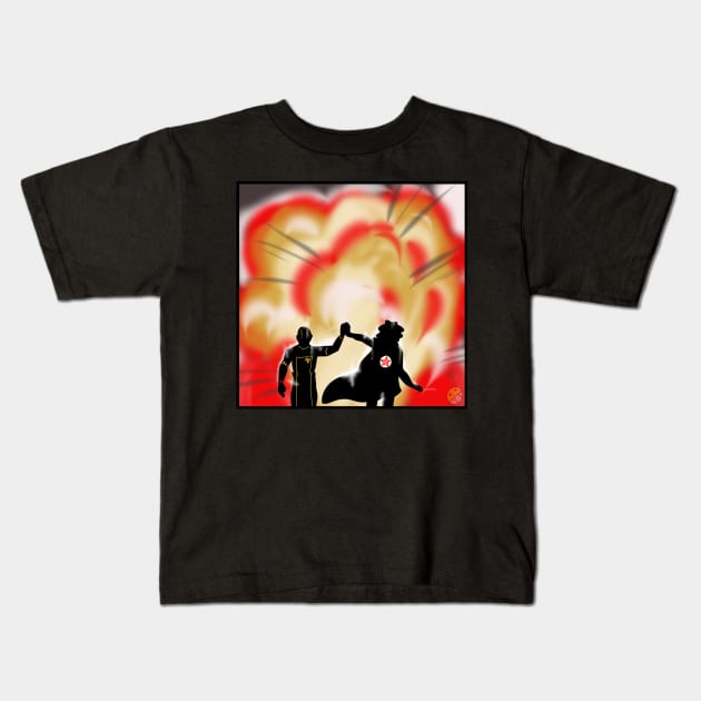 NSP Awesome Explosion Kids T-Shirt by ArtOfTheNerd